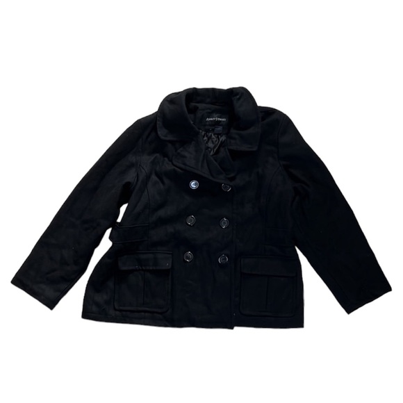Ashley Stewart wool pea coat 2x  plus - Picture 1 of 6